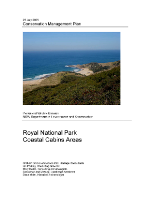 Royal National Park Coastal Cabins Areas Conservation Management Plan