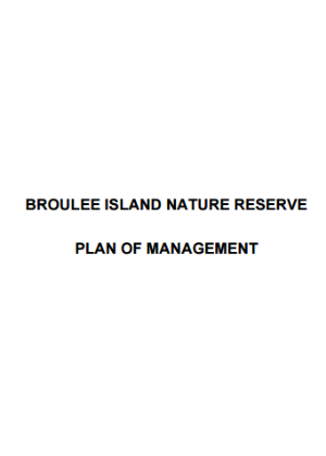 Broulee Island Nature Reserve Plan of Management