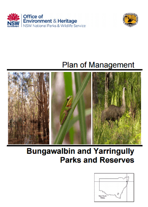 Bungawalbin and Yarringully Parks and Reserves Plan of Management cover