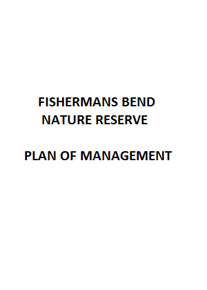 Fishermans Bend Nature Reserve Plan of Management cover