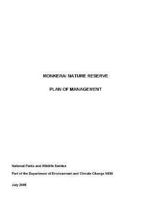 Monkerai Nature Reserve Plan of Management