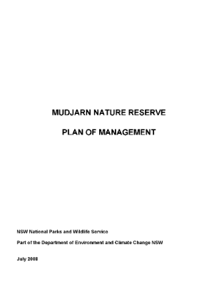 Mudjarn Nature Reserve Plan of Management