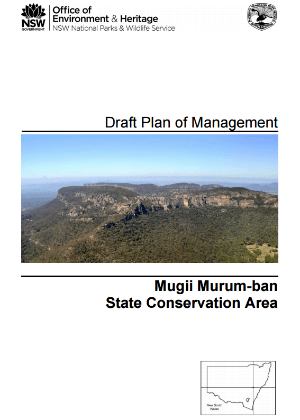 Mugii Murum-ban State Conservation Area Draft Plan of Management