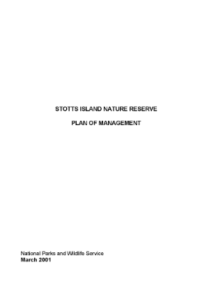 Stotts Island Nature Reserve Plan of Management