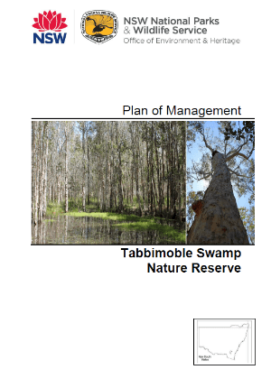 Tabbimoble Swamp Nature Reserve Plan of Management cover