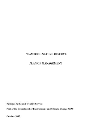 Wambool Nature Reserve Plan of Management