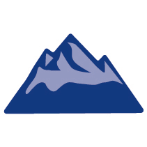 Icon of mountain to represent geomorphology
