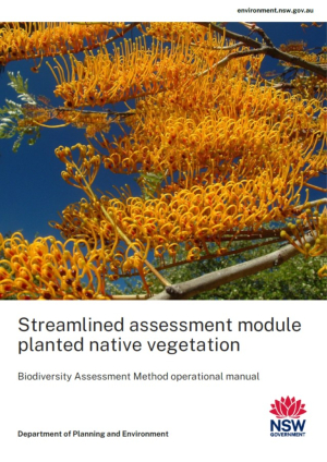 Streamlined Assessment Module – Planted Native Vegetation | NSW ...