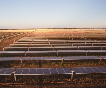 Solar panels at Moree Solar Farm. Moree, NSW