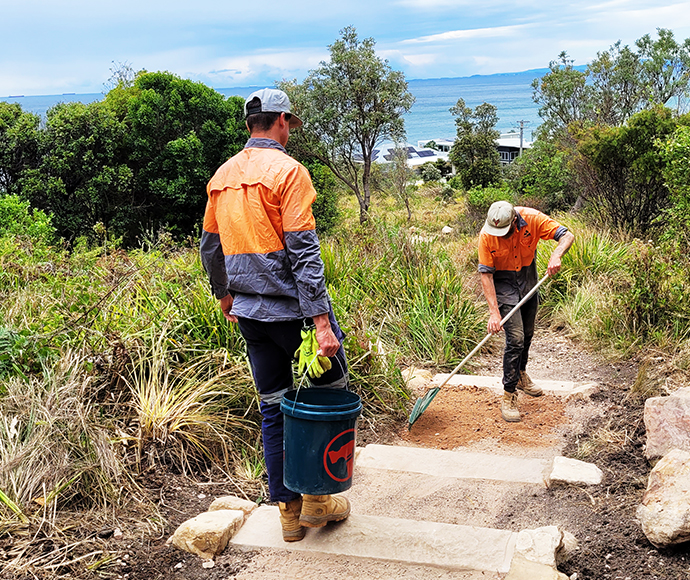 Work between Bald Hill and Stanwell Park has been underway for the past few months