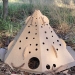 Durable cardboard ‘habitat pods’ with internal chambers to encourage nesting from wildlife, including bandicoots, other small mammals, and reptiles