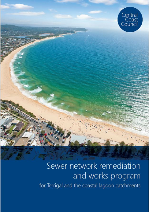 Central Coast Council Sewer network remediation and works for Terrigal and the coastal lagoons catchment cover