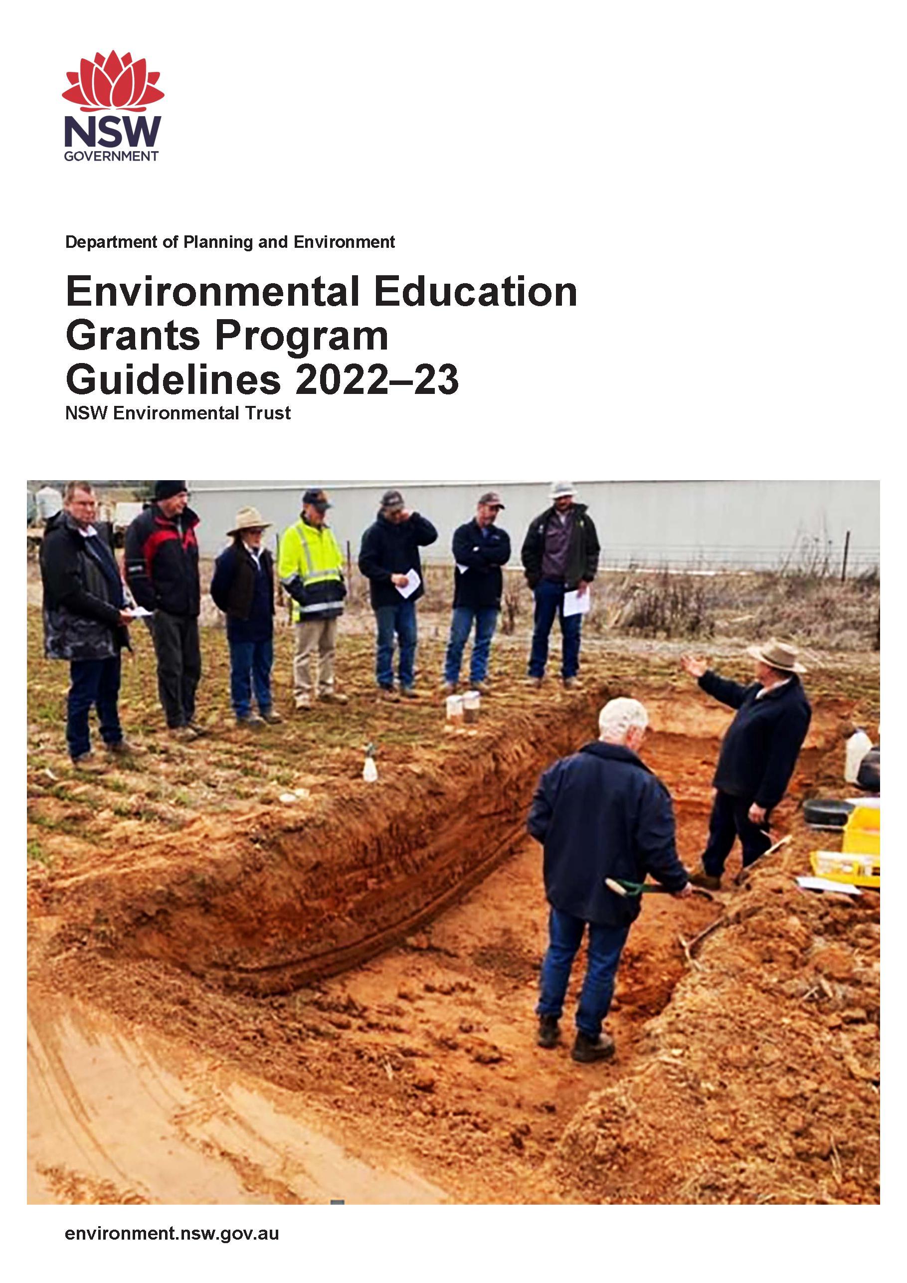 Environmental Education Grants Program Guidelines 2022–23 | NSW ...