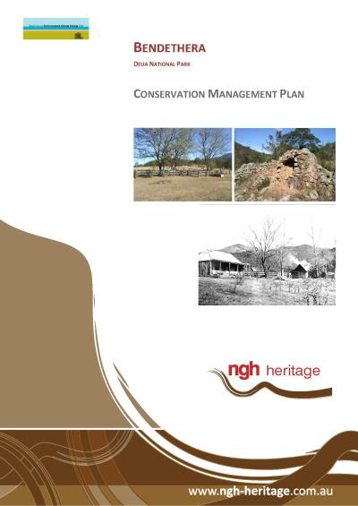 Bendethera, Deua National Park, Conservation Management Plan
