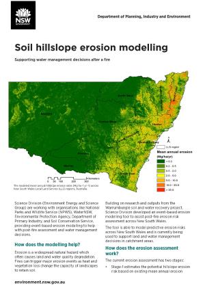 Hill slope erosion