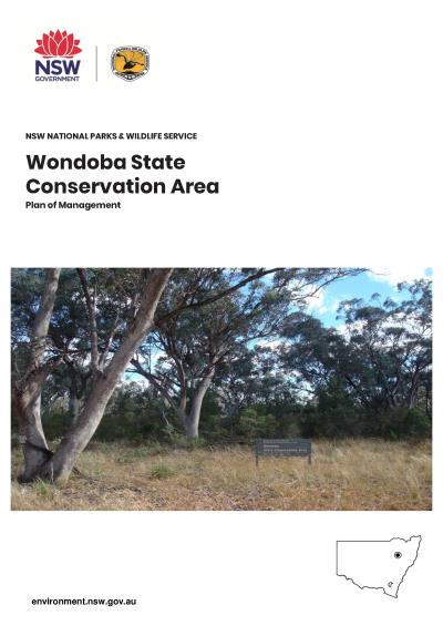 Wondoba State Conservation Area Plan of Management